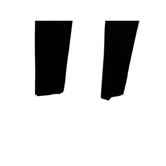 Via Masini 80 Womens Black Slim Fit Trousers Sz M Made In Italy Stretch - Picture 7 of 10